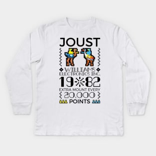 Joust Arcade Design Kids Long Sleeve T-Shirt